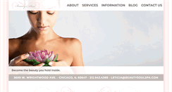 Desktop Screenshot of beautysoulspa.com